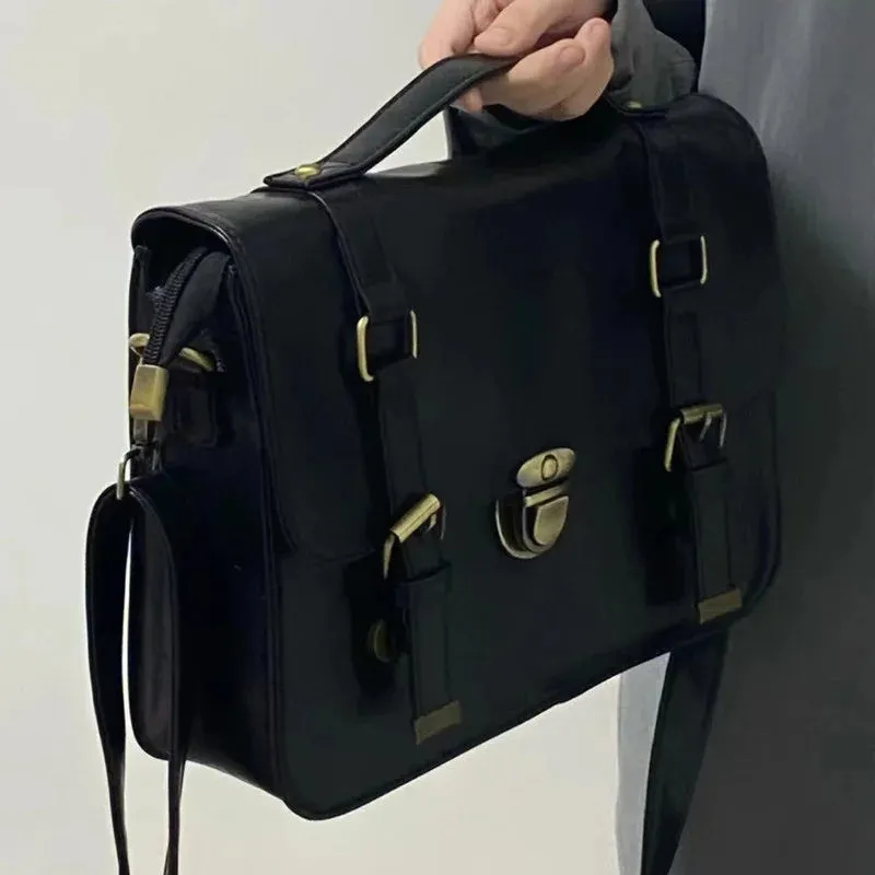 MAYTRENDS  -  Women's Handbags Trend  Vintage Postman Leather Girls Shoulder Bag  Female Casual Tote Y2K Ladies Handbag Retro Bags Women