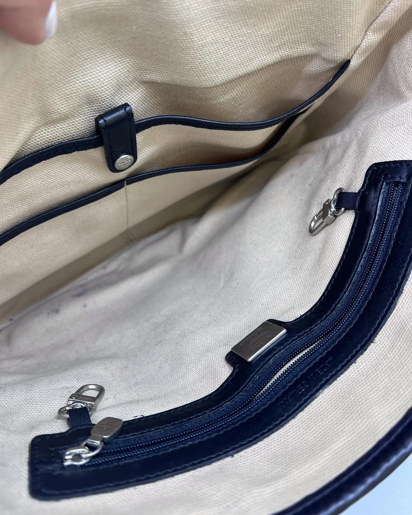 MCM VISETOS MONOGRAM MESSENGER BAG