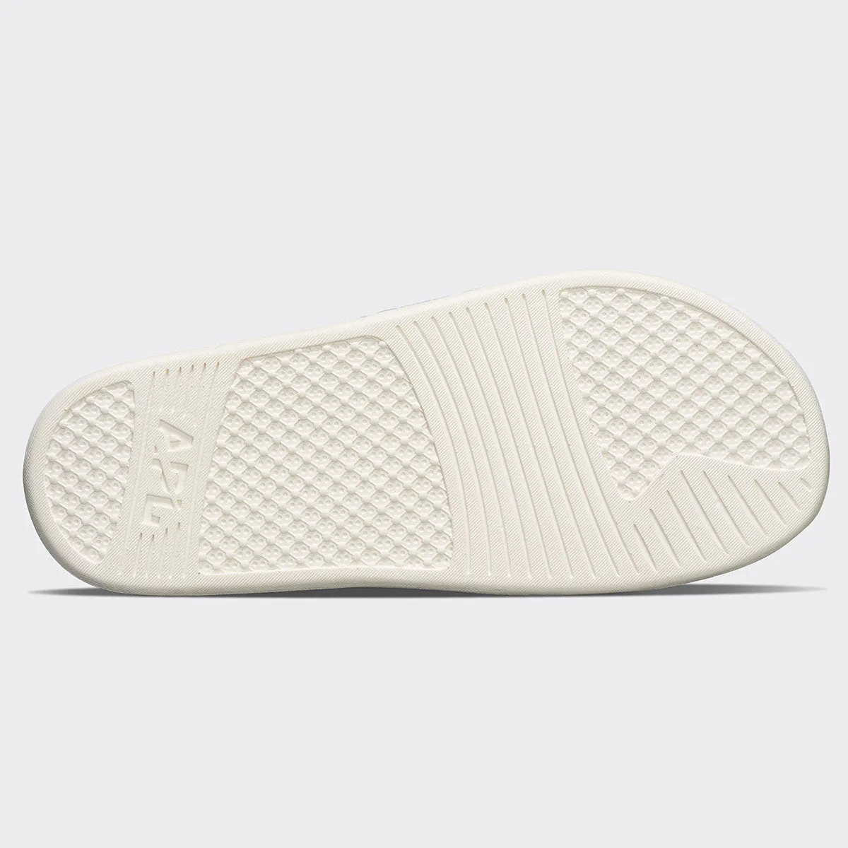Men's Big Logo TechLoom Slide Ivory / Great Green