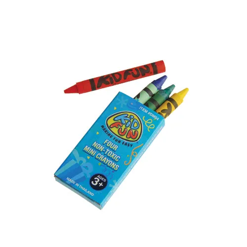Mini Crayons 4-Box Kids Stationery (144 pieces)
