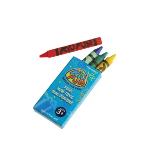 Mini Crayons 4-Box Kids Stationery (144 pieces)