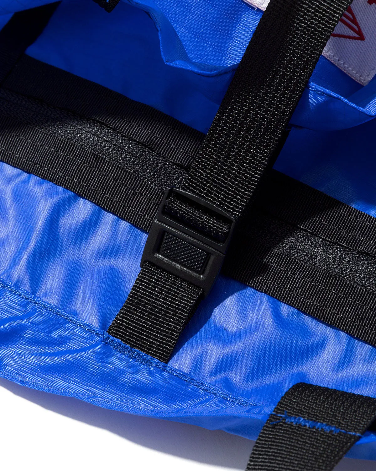 Mini Packable Tote / Royal Blue x Black