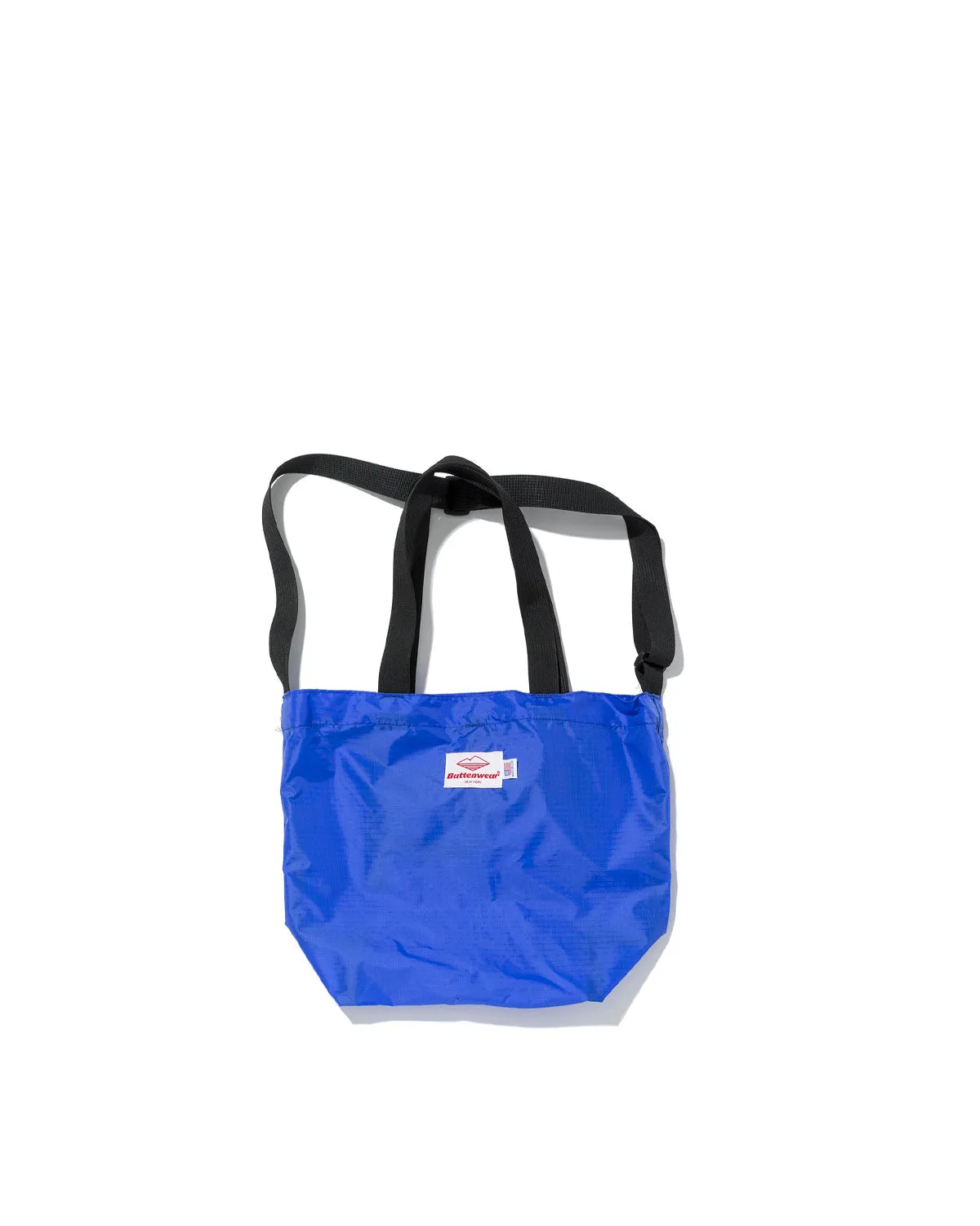 Mini Packable Tote / Royal Blue x Black