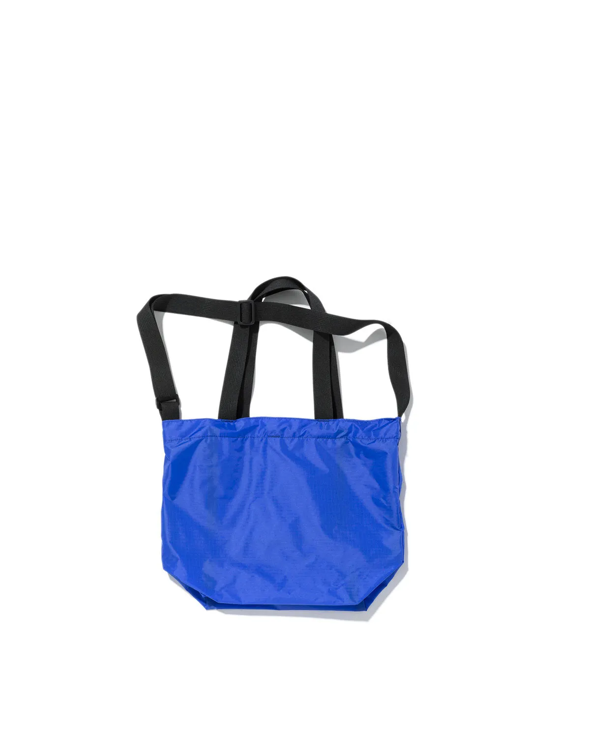Mini Packable Tote / Royal Blue x Black