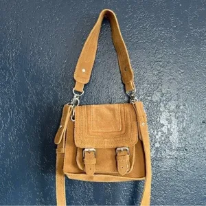 Mini Suede Crossbody Bag