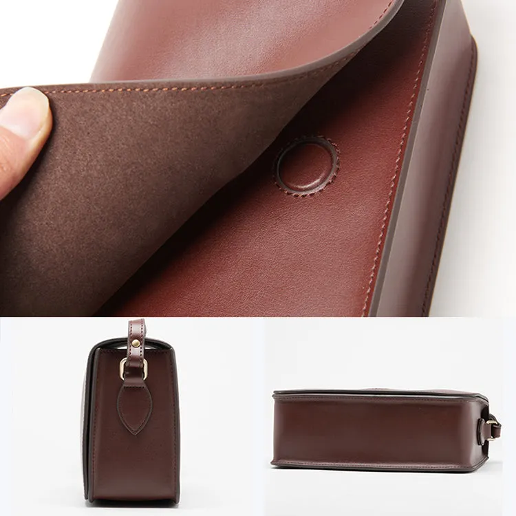 Minimalist Leather Women Satchel Bag Leather Crossbody Bags for Women