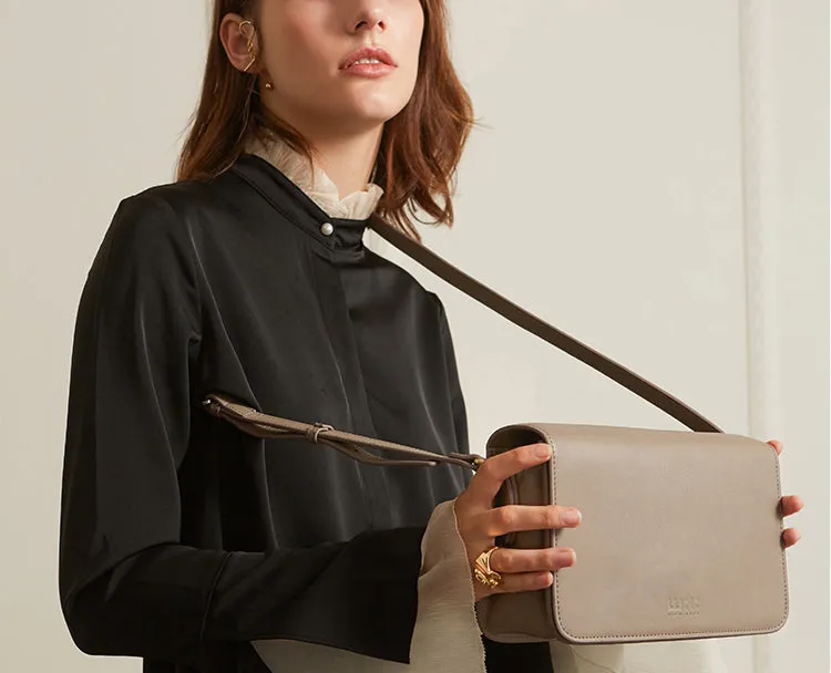 Minimalist Leather Women Satchel Bag Leather Crossbody Bags for Women