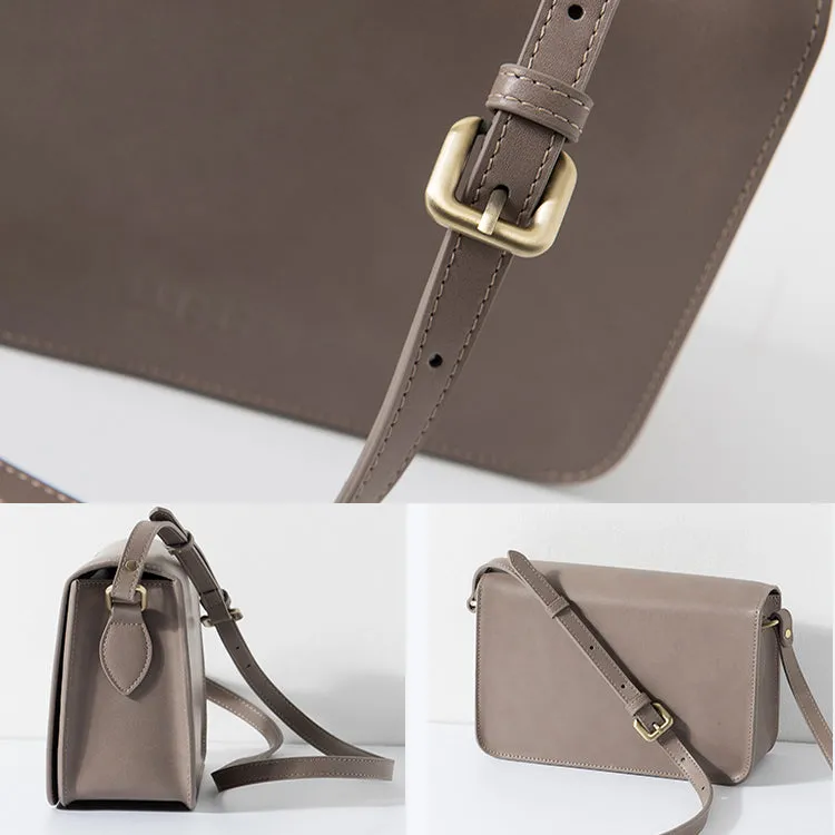 Minimalist Leather Women Satchel Bag Leather Crossbody Bags for Women