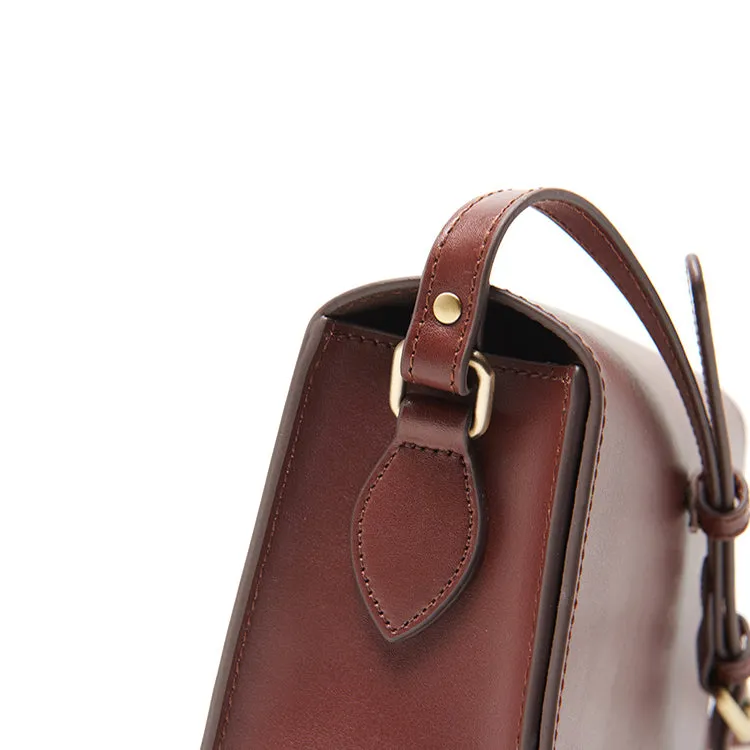 Minimalist Leather Women Satchel Bag Leather Crossbody Bags for Women