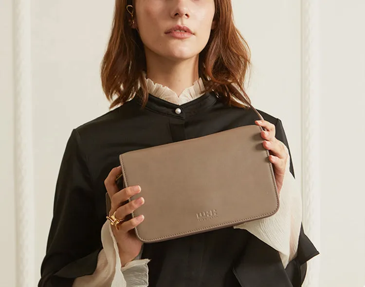 Minimalist Leather Women Satchel Bag Leather Crossbody Bags for Women