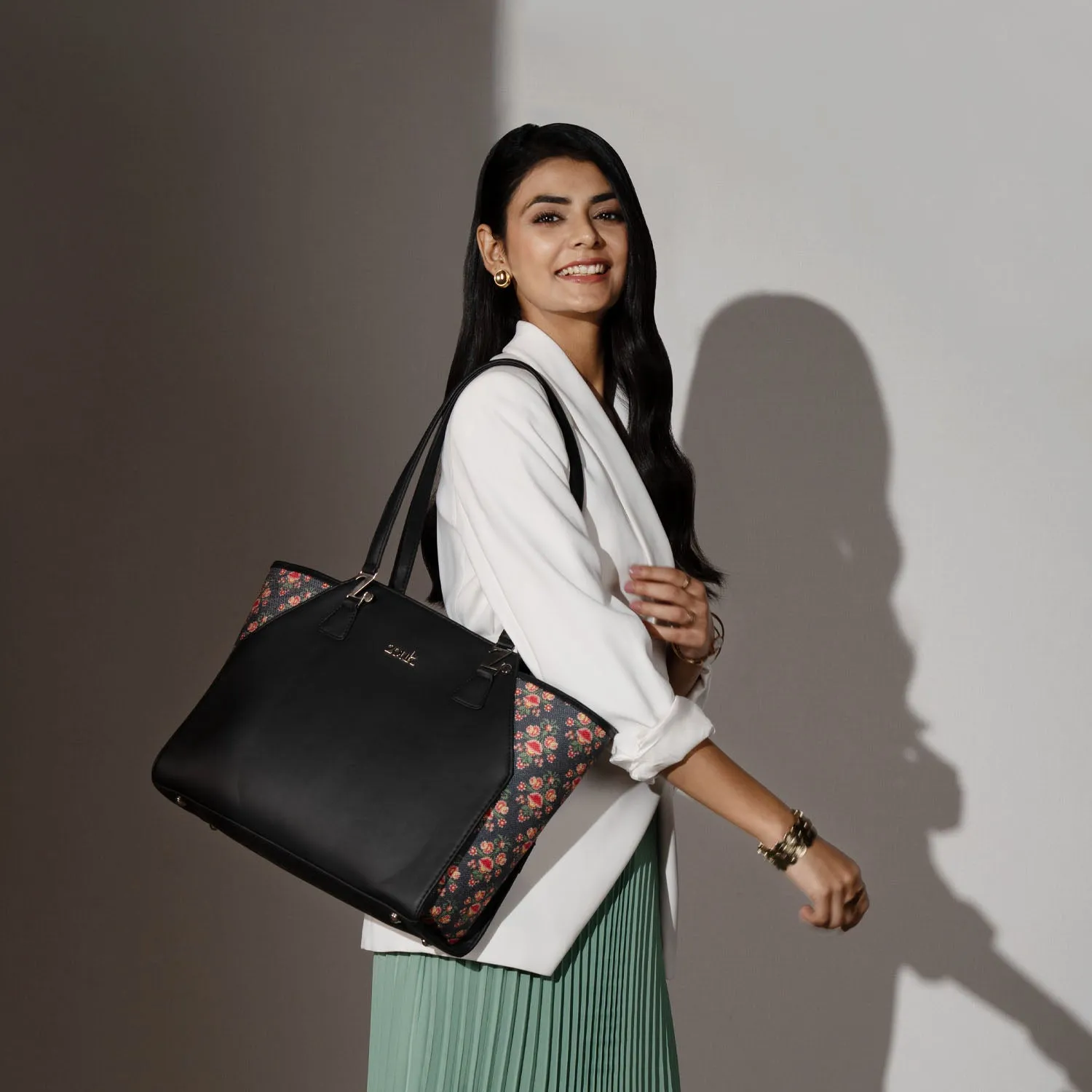 Mughal Garden Print Classic Business Bag