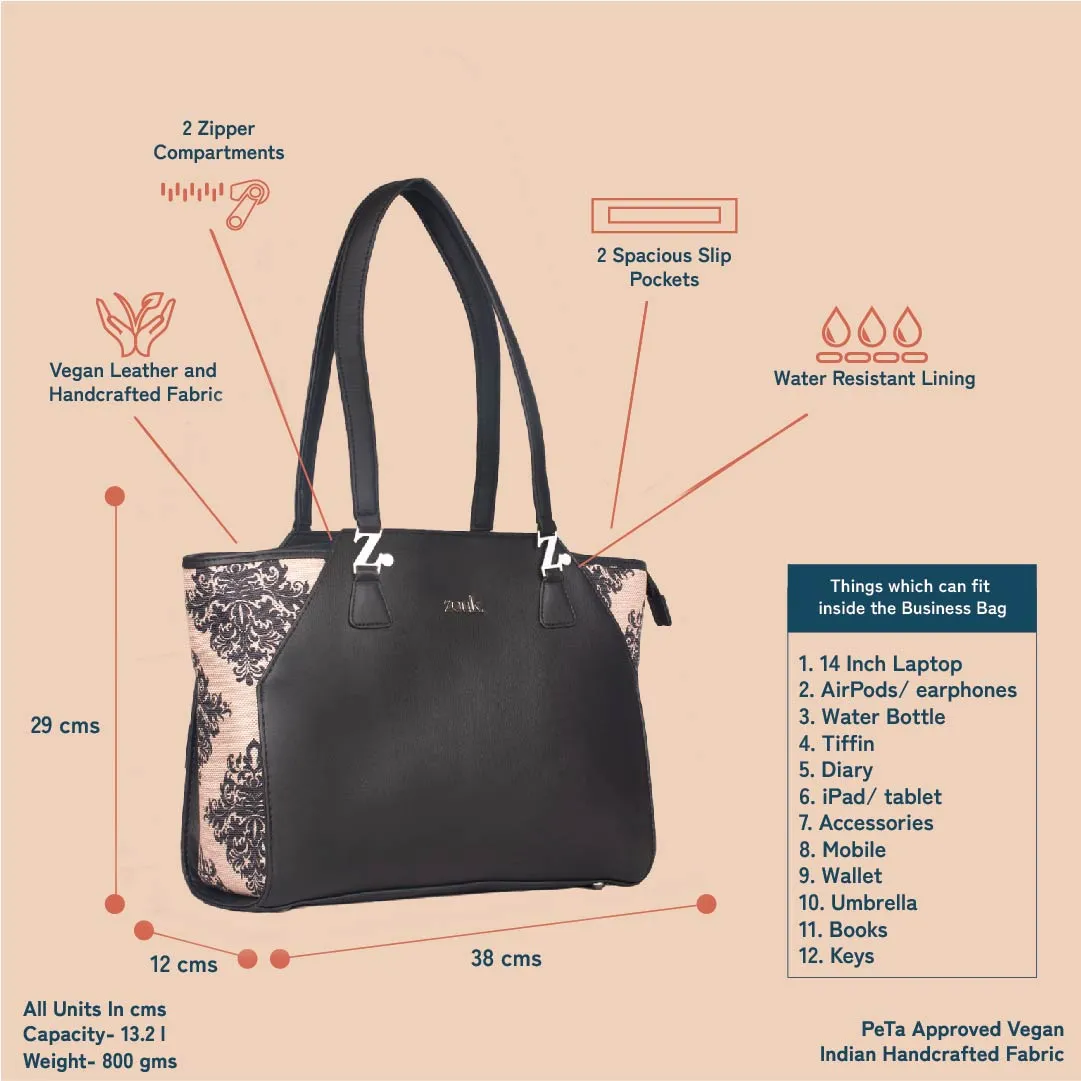Mughal Motif Classic Business Bag