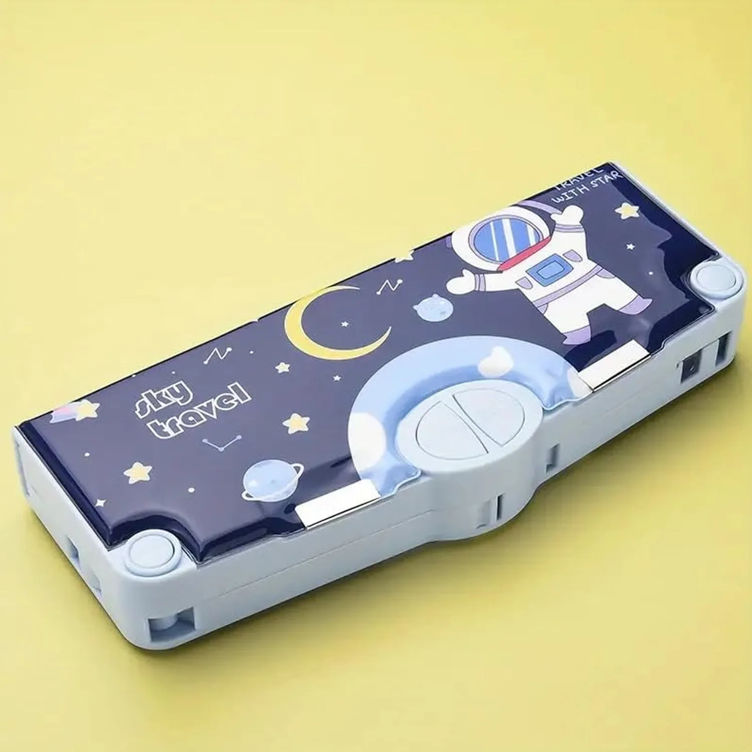 Multifunctional Pencil Box Space Theme Kids Pencil Box