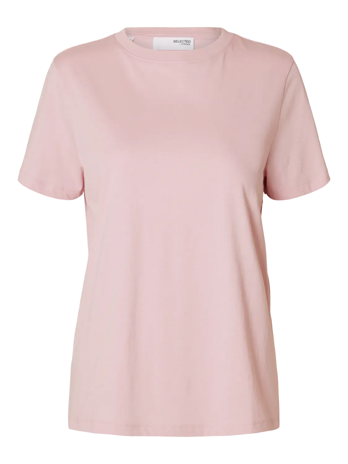 Myessential Ss O-Neck Tee Noos - Bleached Mauve