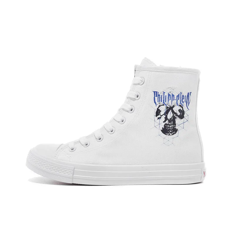 Nanccy Flat Bottom Fashionable High Top Shoes