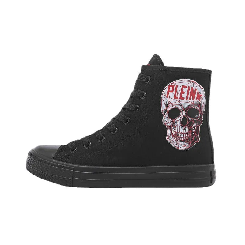 Nanccy Flat Bottom Fashionable High Top Shoes