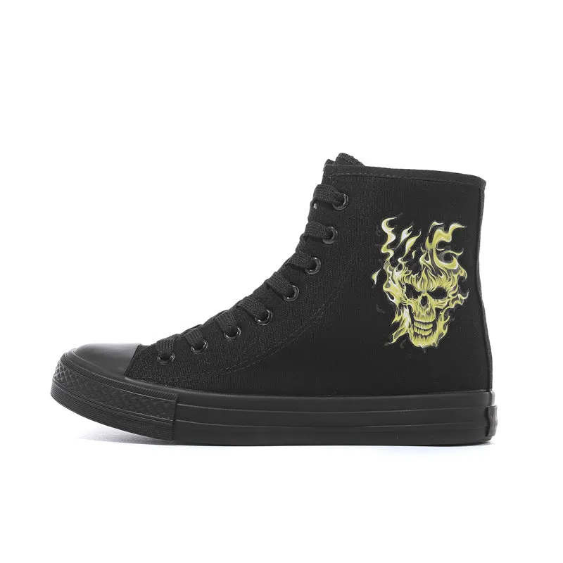 Nanccy Flat Bottom Fashionable High Top Shoes