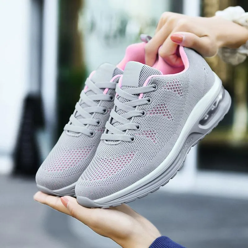 Nanccy_ Women's Walking Orthopedic Tennis Shoes Running Sneakers Gym Shoes