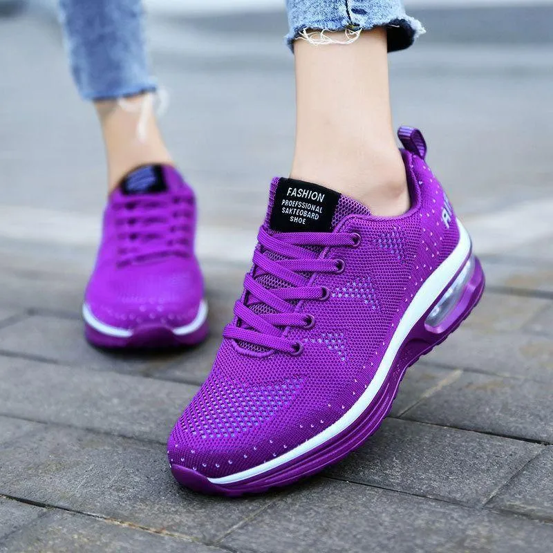 Nanccy_ Women's Walking Orthopedic Tennis Shoes Running Sneakers Gym Shoes