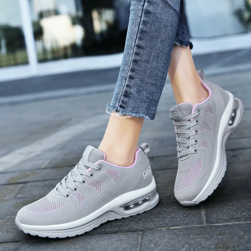 Nanccy_ Women's Walking Orthopedic Tennis Shoes Running Sneakers Gym Shoes