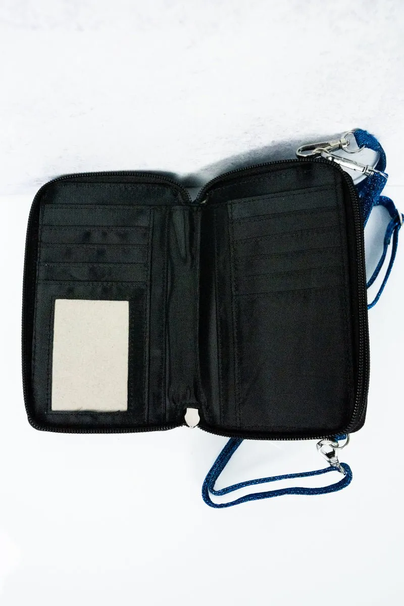 NGIL Royal Glitz & Glam Crossbody Organizer Clutch