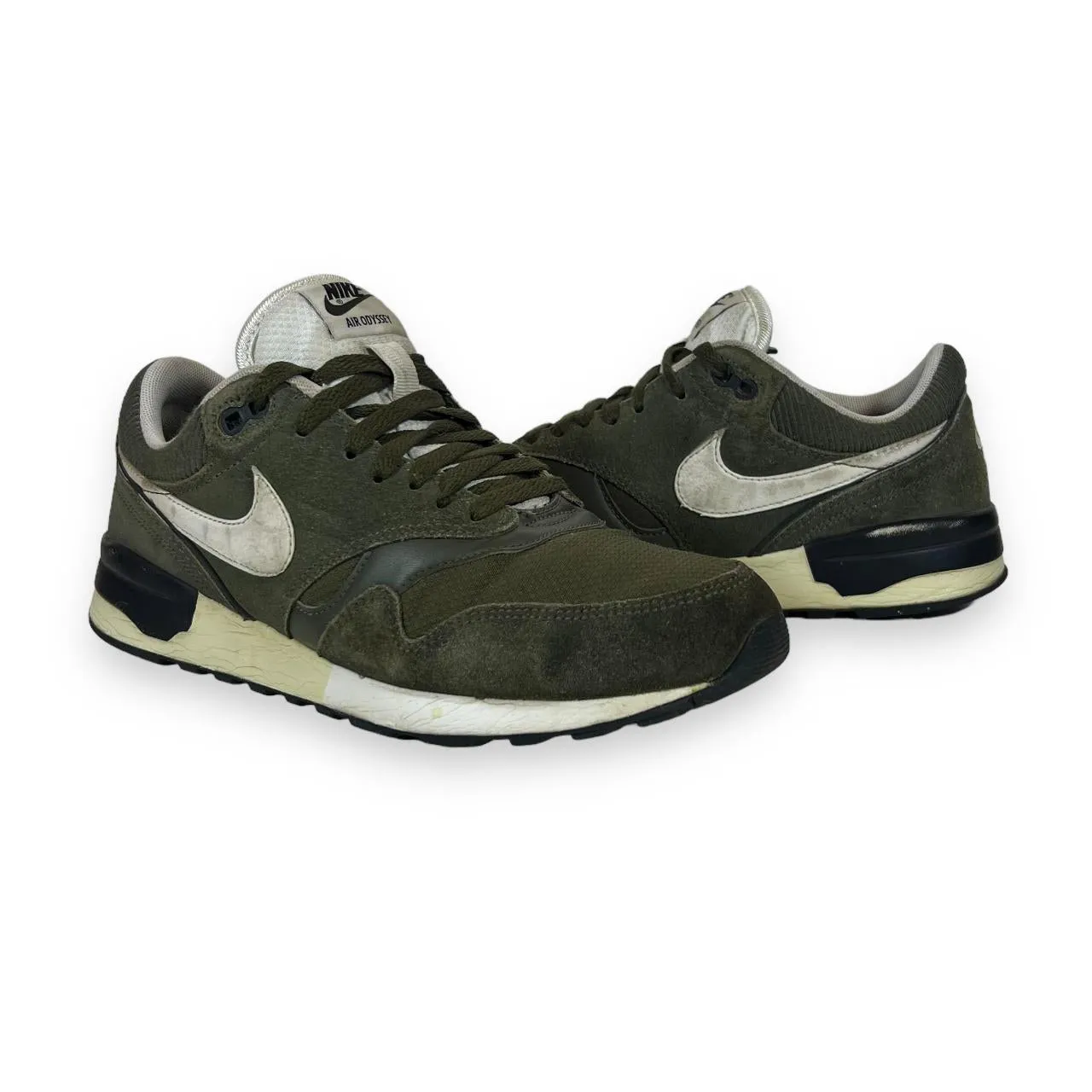 NIKE AIR ODYSSEY (2017) Khaki Green Running Trainers Shoes