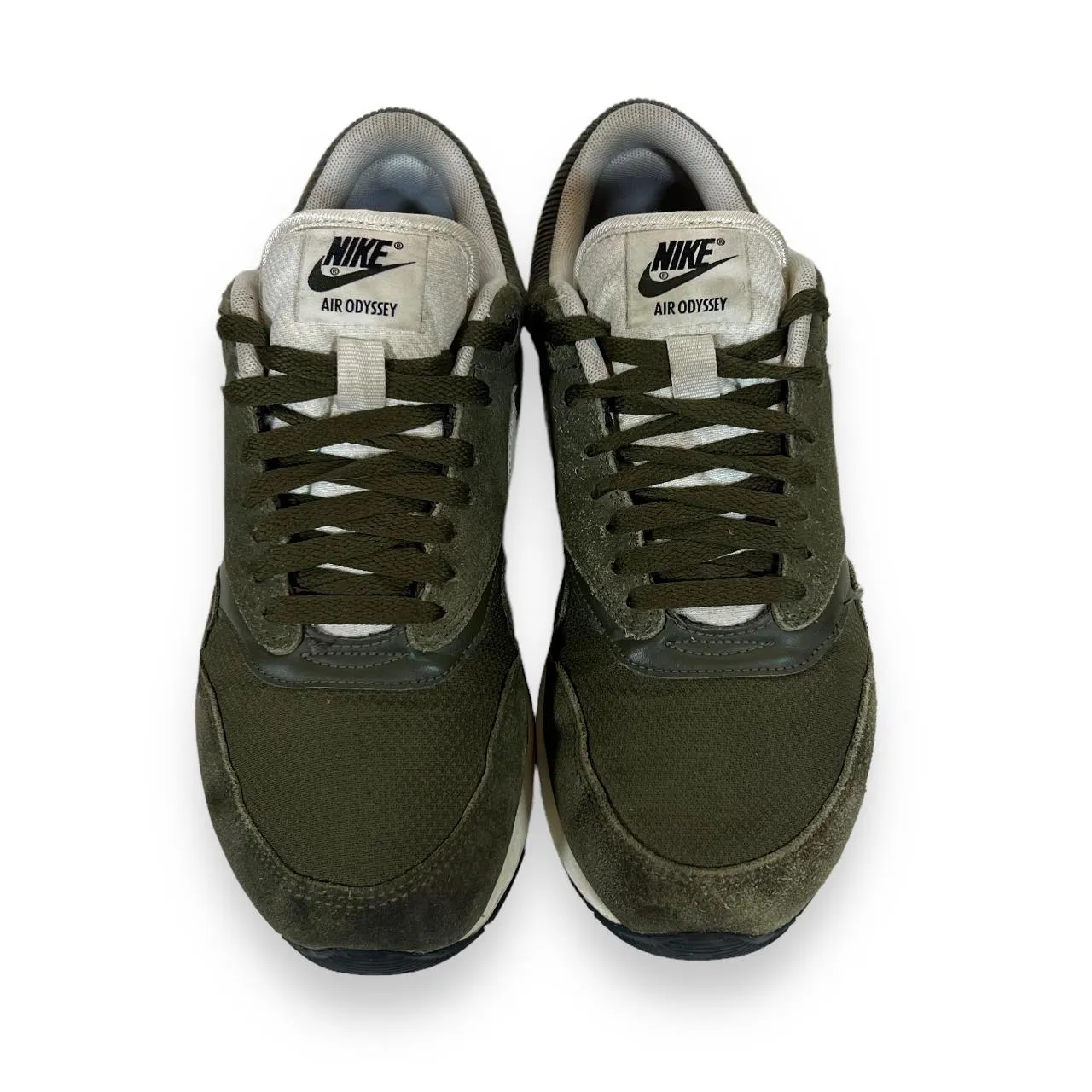 NIKE AIR ODYSSEY (2017) Khaki Green Running Trainers Shoes