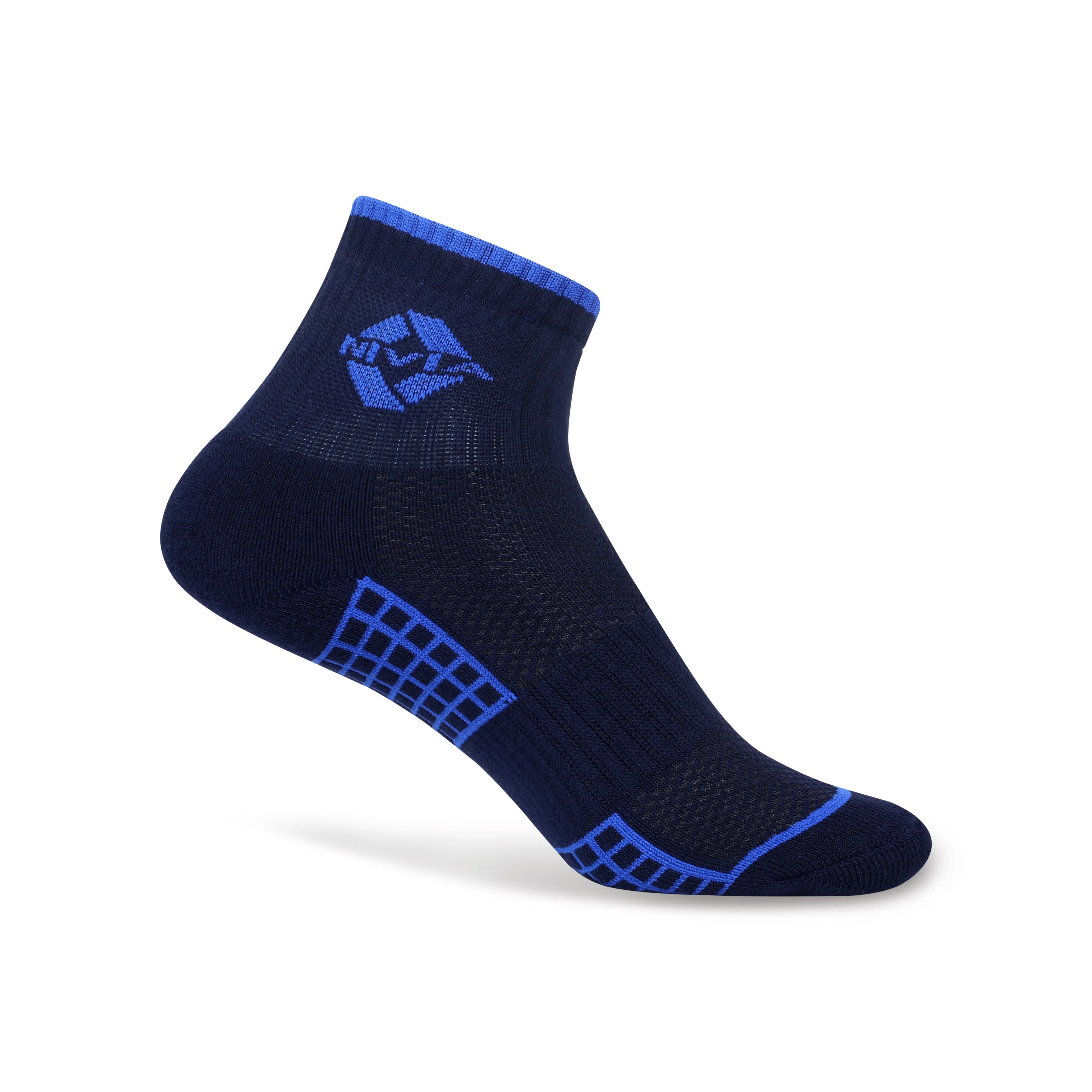 NIVIA CUBE SPORTS SOCKS HIGH ANKLE (NAVY)