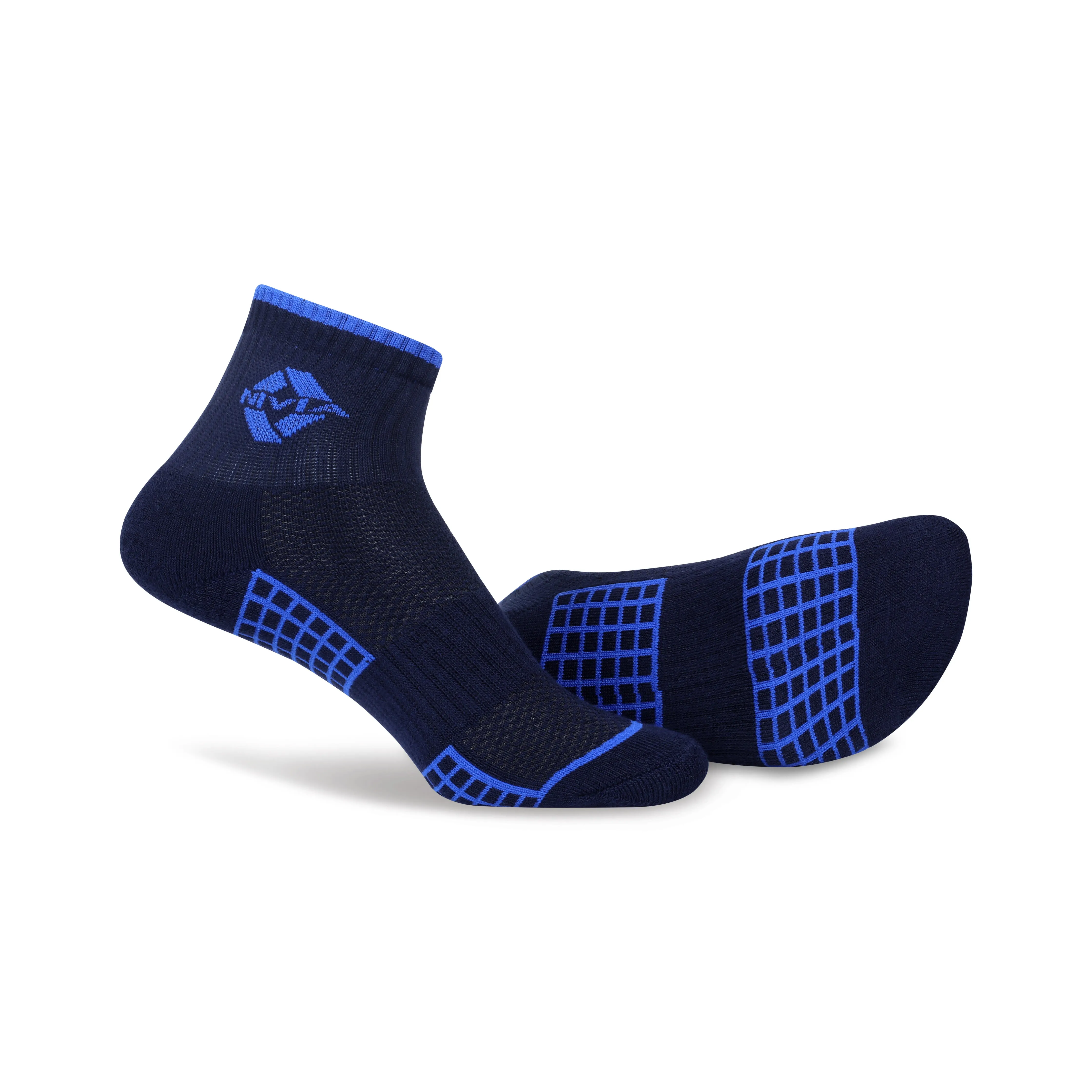 NIVIA CUBE SPORTS SOCKS HIGH ANKLE (NAVY)