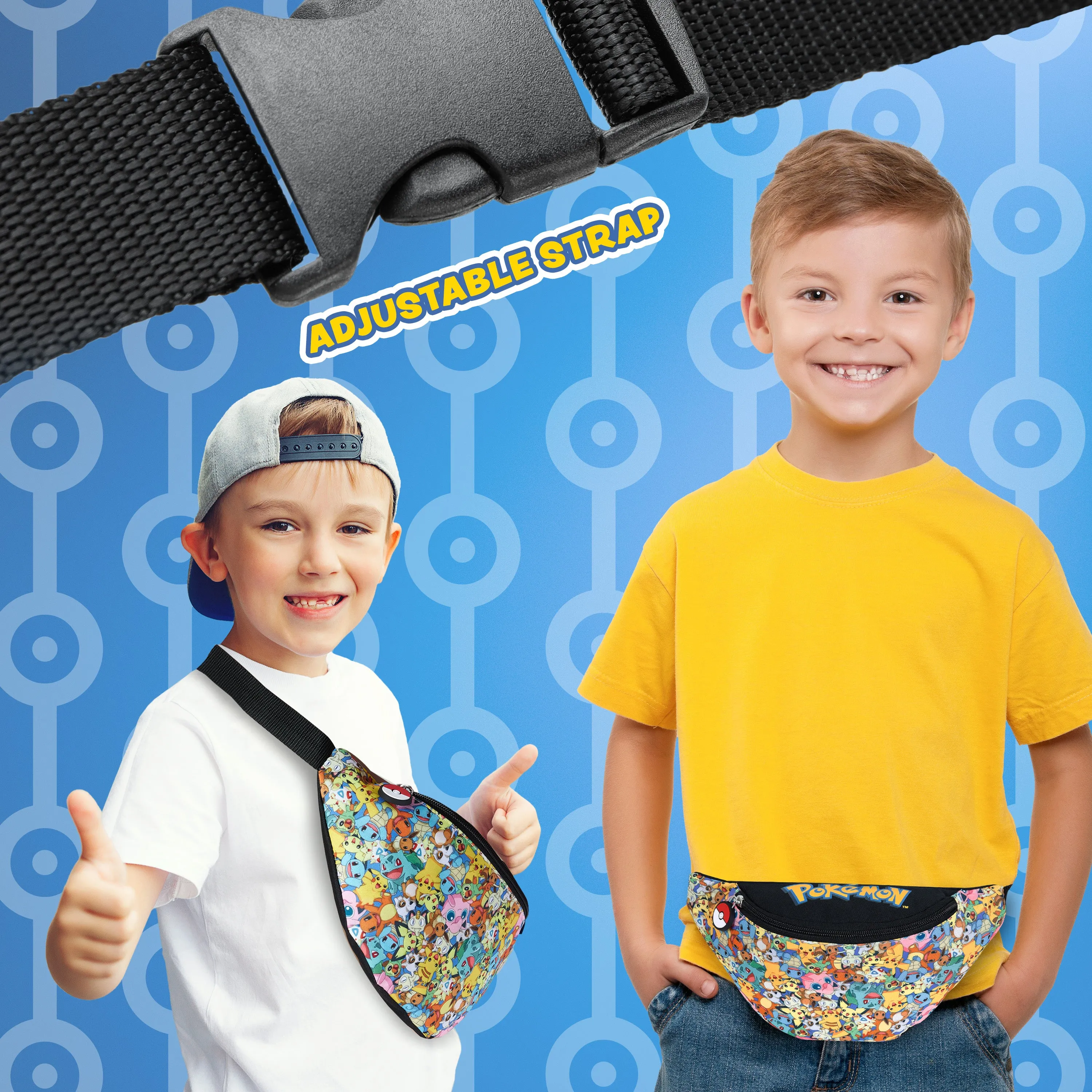 Pokemon Bum Bag for Boys and Girls