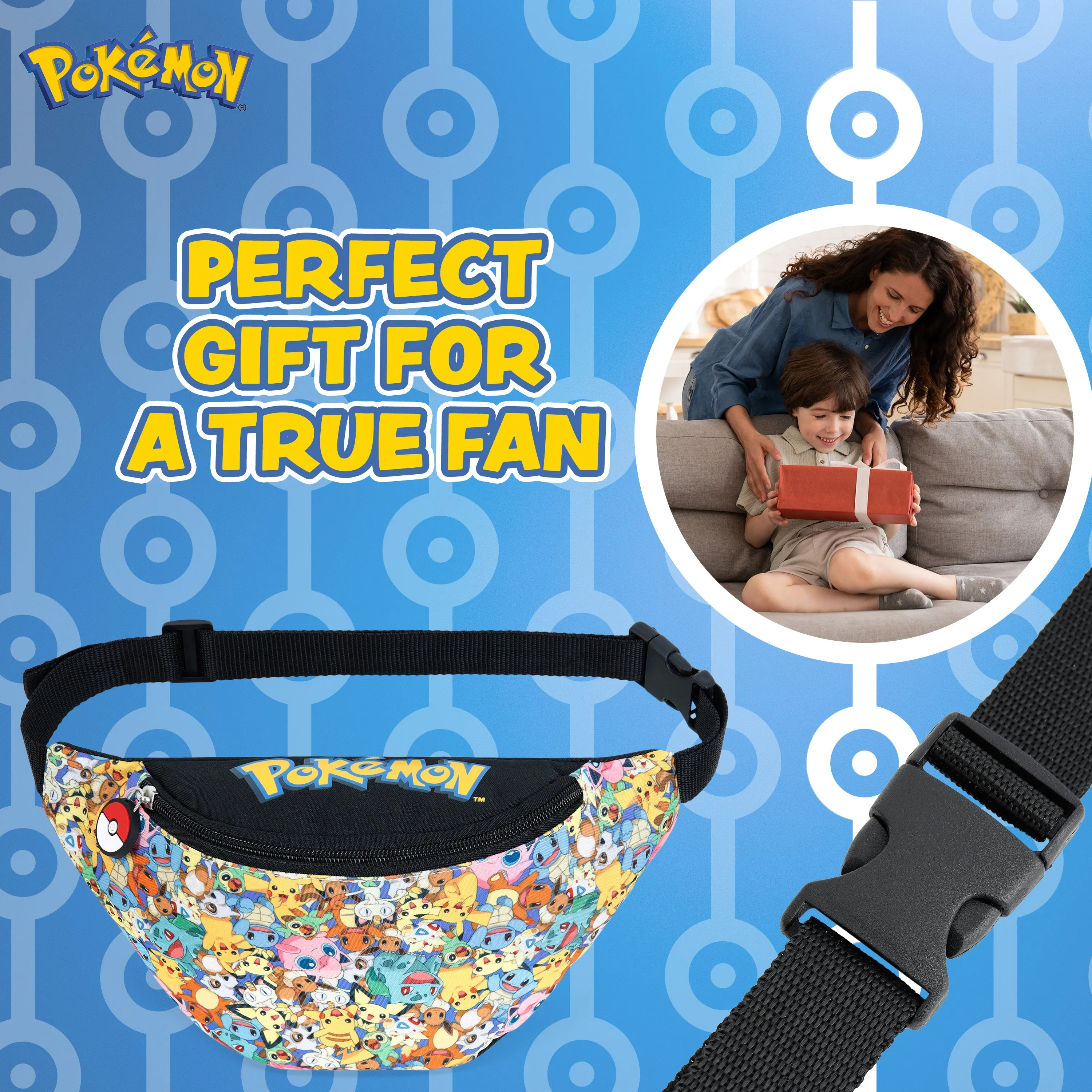 Pokemon Bum Bag for Boys and Girls