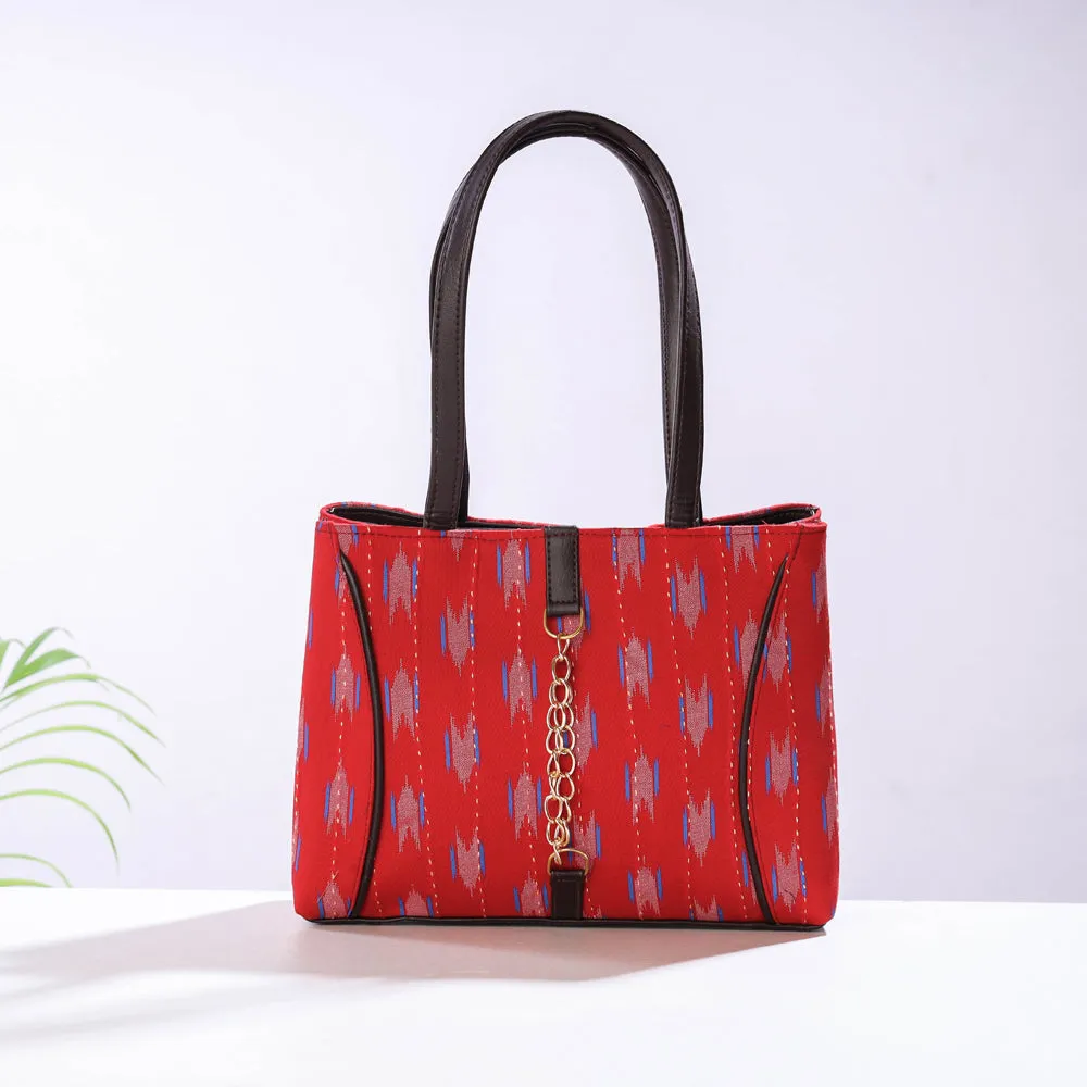 Red - Handmade Cotton Shoulder Bag (Set of 2)
