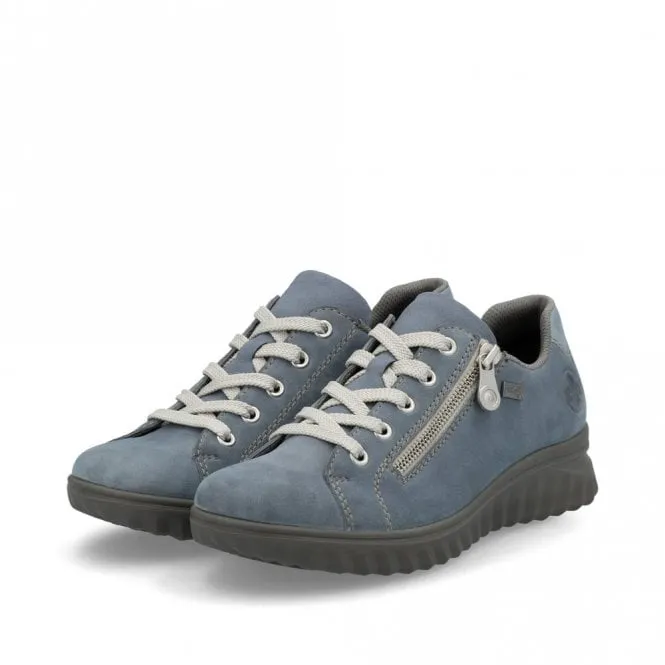 Rieker 59000-10 Ladies RiekerTex Walking shoe Light Blue Jeans