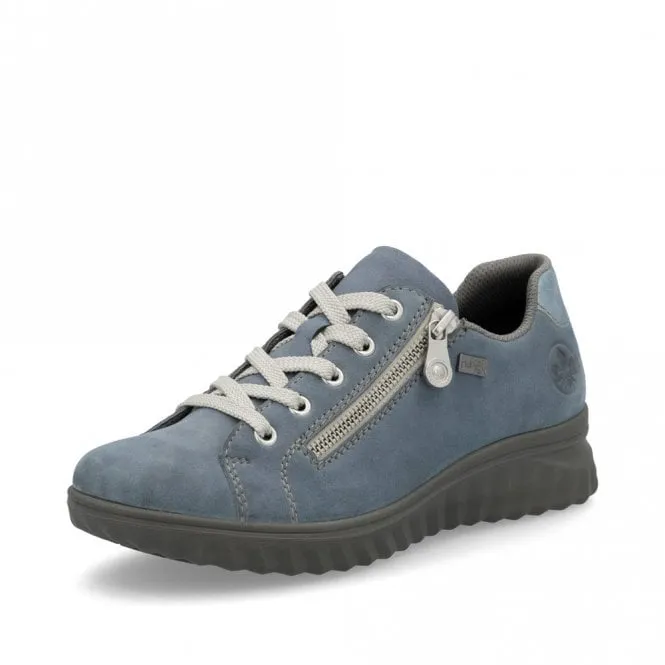 Rieker 59000-10 Ladies RiekerTex Walking shoe Light Blue Jeans