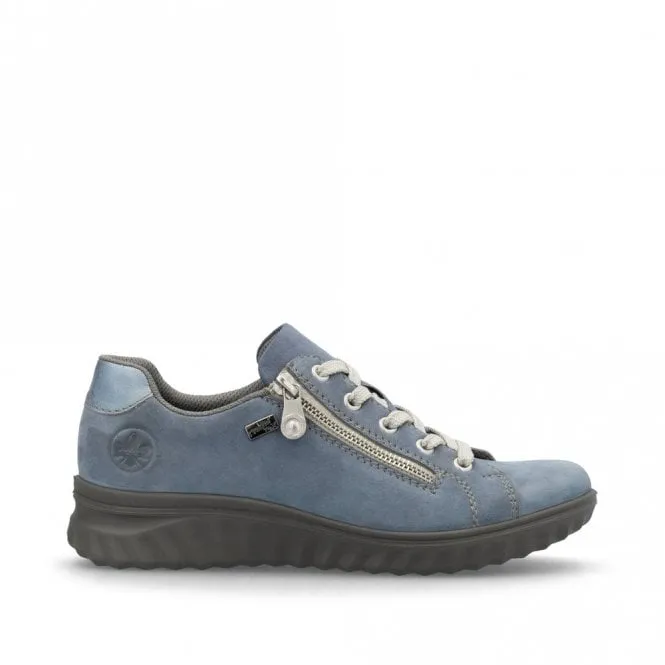 Rieker 59000-10 Ladies RiekerTex Walking shoe Light Blue Jeans