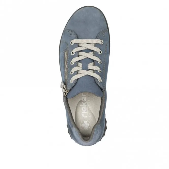 Rieker 59000-10 Ladies RiekerTex Walking shoe Light Blue Jeans