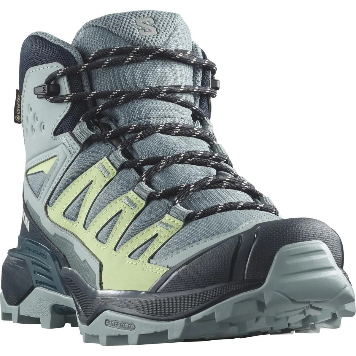 Salomon Women's X Ultra 360 Gore-Tex Mid Trail Boots (Trooper/Carbon/Arona)