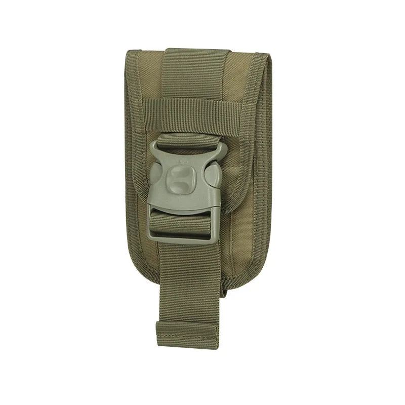 Tactical Molle Phone Holster Outdoor Belt Waist Bag - Multi-Function Travel EDC Pouch & Card Carrier