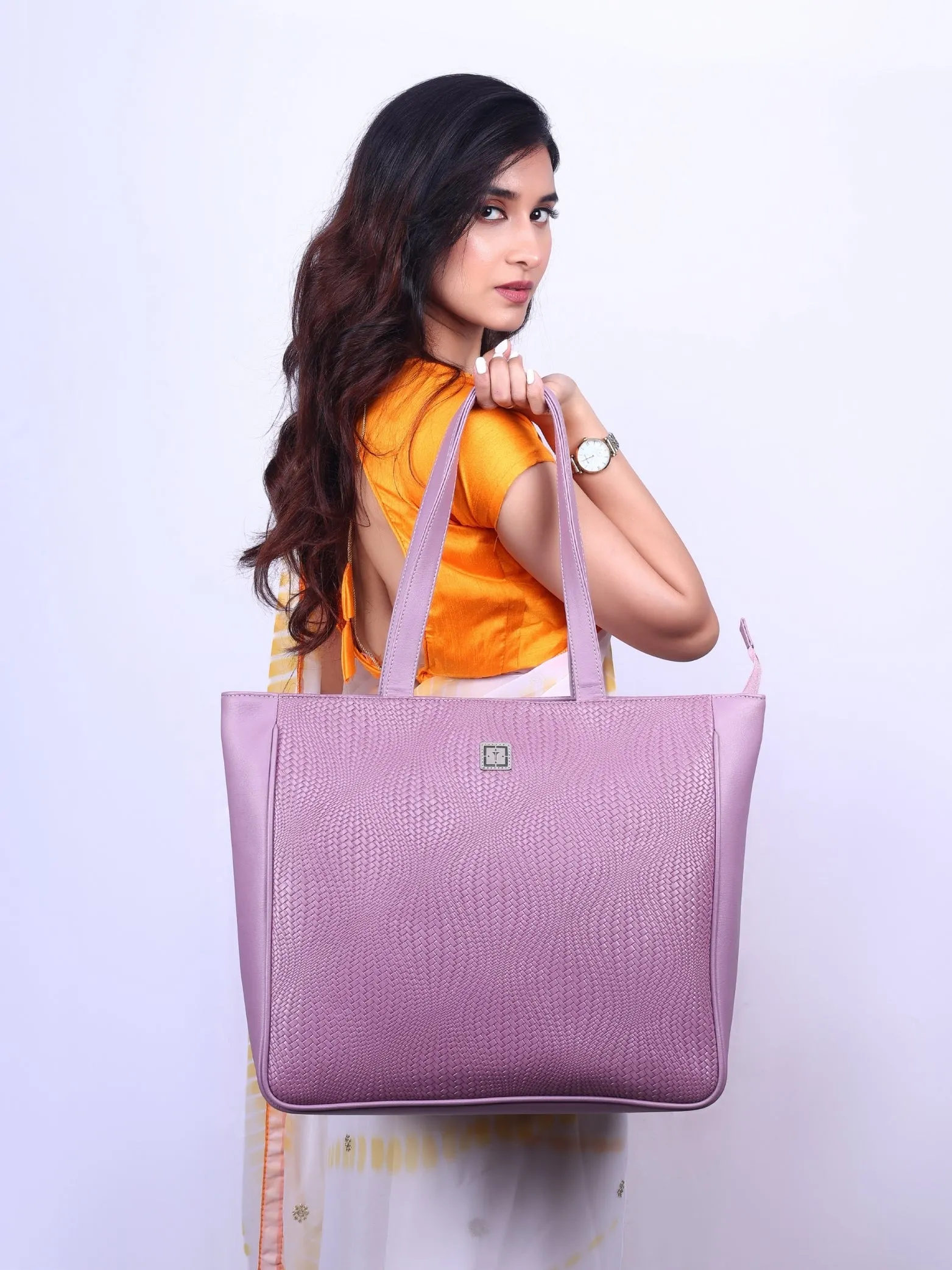Texas Mirage Designer Big Tote Bag | Stylish & Functional Handcrafted Shoulder Bag for Mothers & Office Use | Premium Vegan Leather