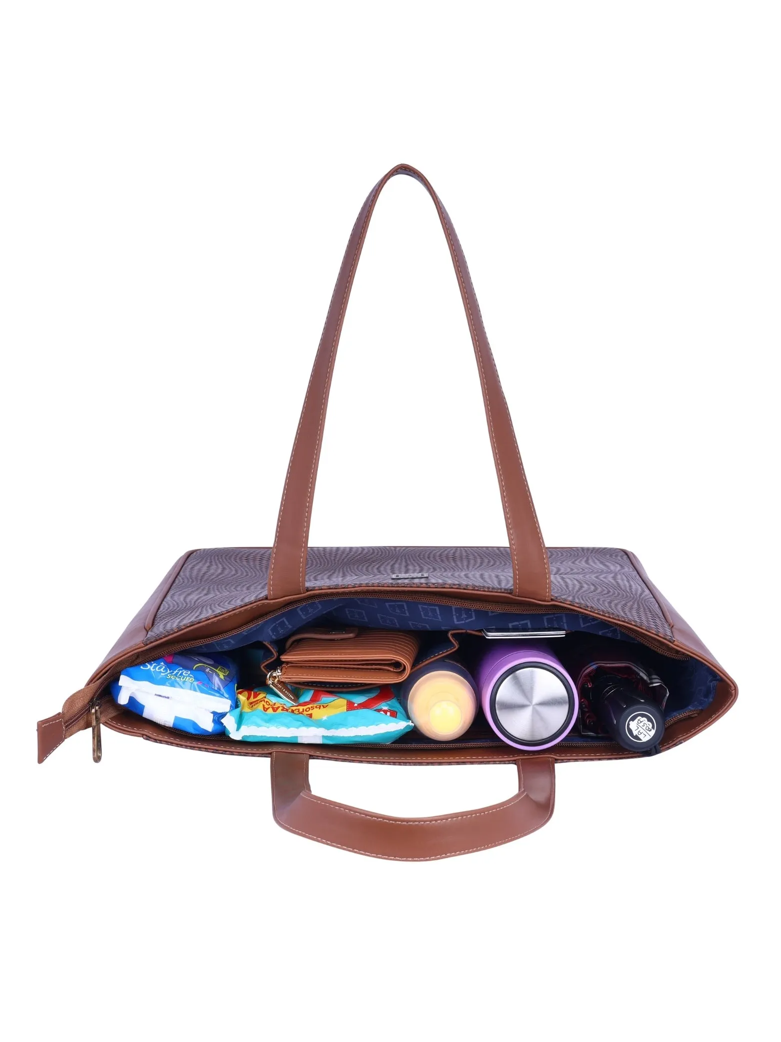 Texas Mirage Designer Big Tote Bag | Stylish & Functional Handcrafted Shoulder Bag for Mothers & Office Use | Premium Vegan Leather