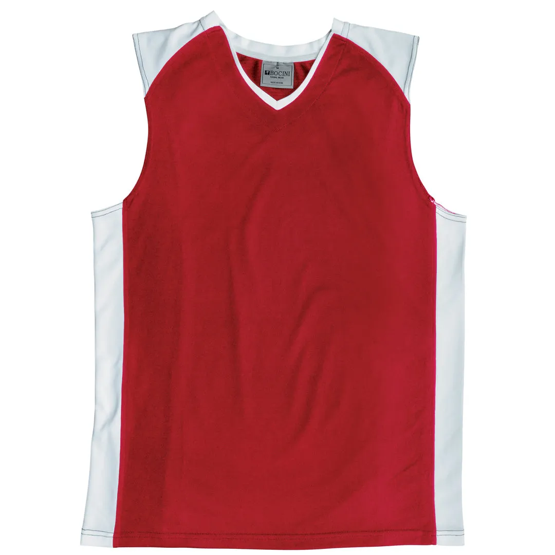 The Contrast Basketball Singlet | Mens