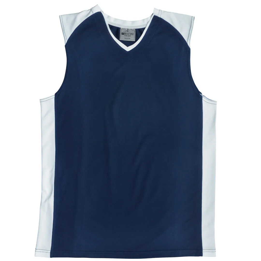 The Contrast Basketball Singlet | Mens