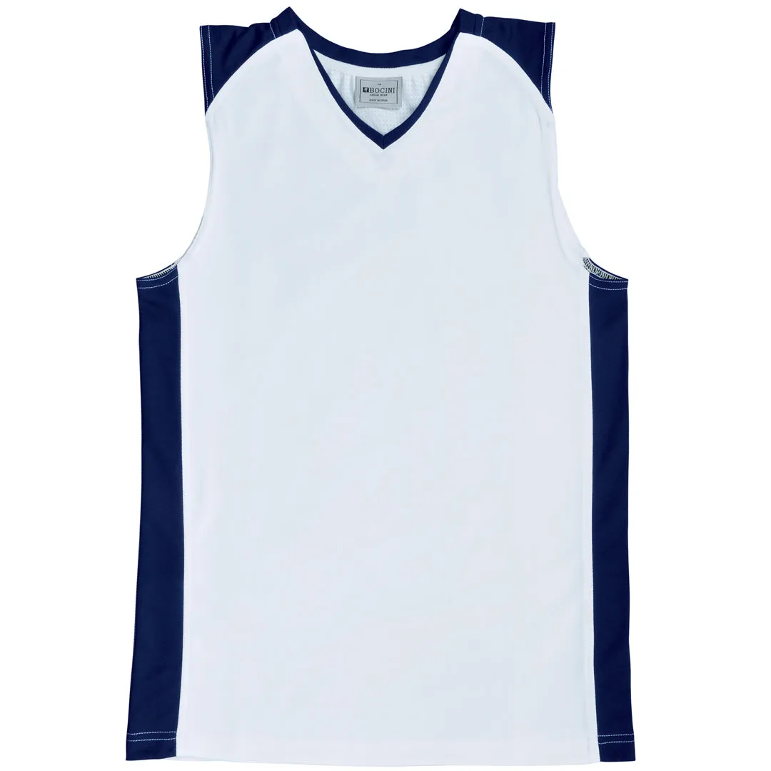 The Contrast Basketball Singlet | Mens