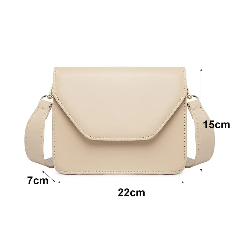 Women Wide Buckle Strap Crossbody Mini Shoulder Bag