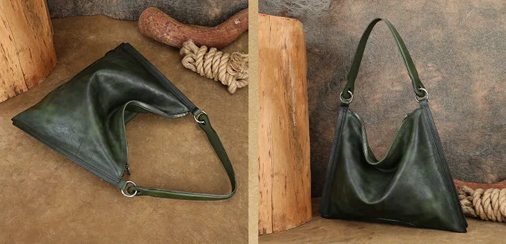 Womens Black Leather Tote Cross Shoulder Bag