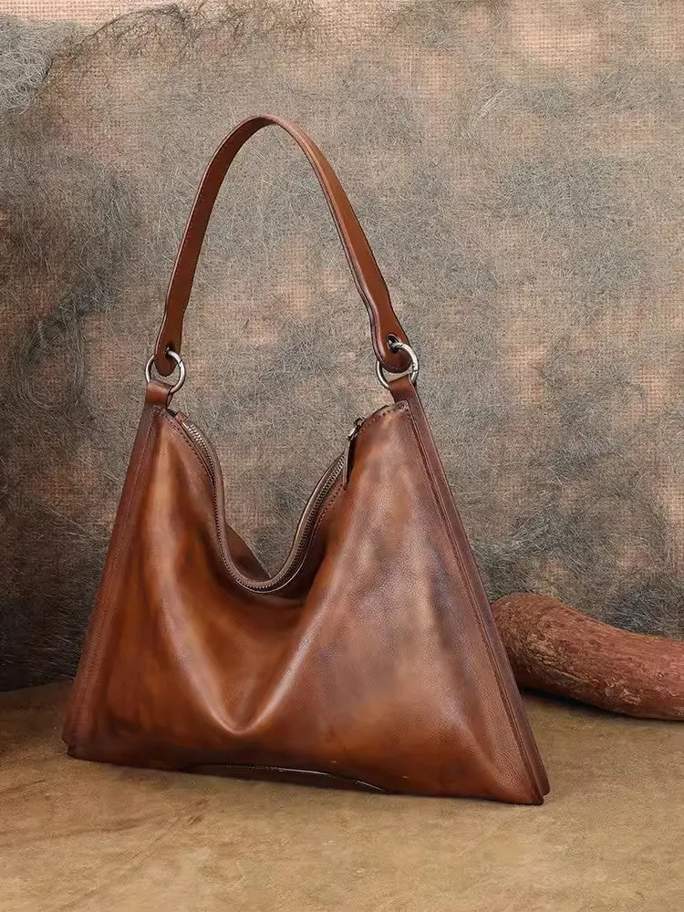 Womens Black Leather Tote Cross Shoulder Bag