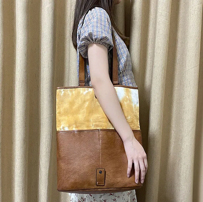 Womens Green Canvas And Leather Crossbody Bag Designer Totes For Women