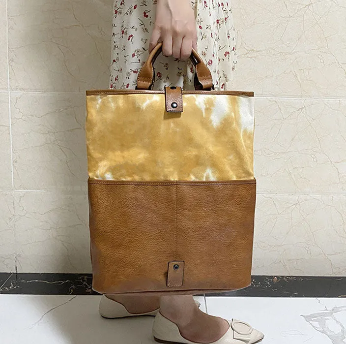 Womens Green Canvas And Leather Crossbody Bag Designer Totes For Women