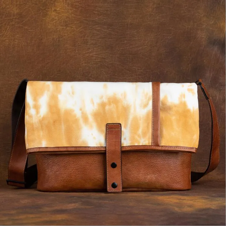 Womens Green Canvas And Leather Crossbody Bag Designer Totes For Women