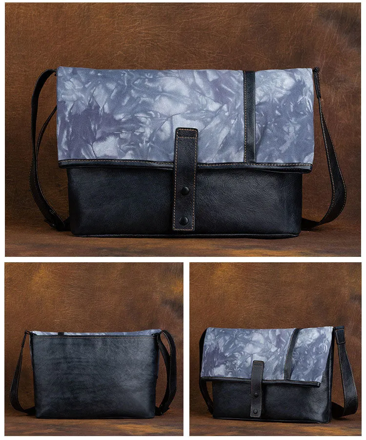 Womens Green Canvas And Leather Crossbody Bag Designer Totes For Women